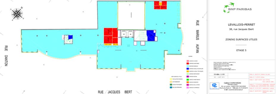 Bureau Levallois-Perret 1684m² Location bureau Levallois-Perret Hauts-de-Seine OLBUR2001930 5